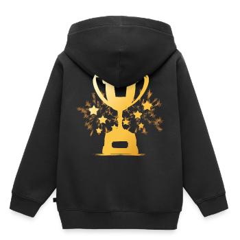 Success Cup Celebrate - Kids Premium Organic Hoodie - black - Back - AI Model Kid Male (0cm)