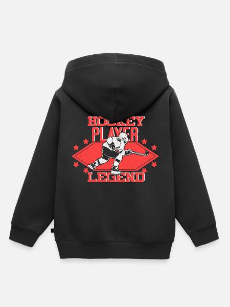 Eishockey - Kinder Premium Organic Hoodie - Schwarz