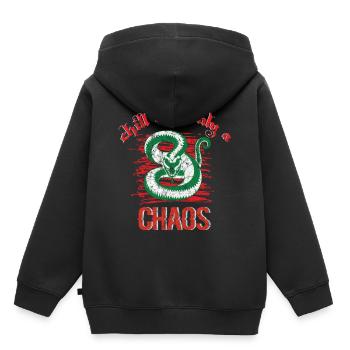 Snake Reptile Gift Gift Idea - Kids Premium Organic Hoodie - black - Back - AI Model Kid Male (0cm)