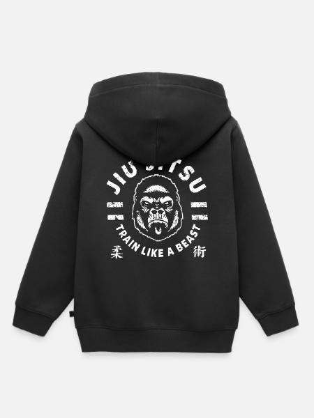 jiu jitsu - Kinder Premium Organic Hoodie - Schwarz