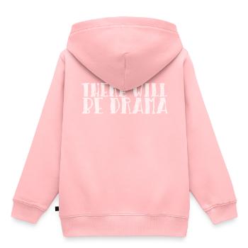 acting theater - Kids Premium Organic Hoodie - rose - Back - AI Model Kid Female (0cm)