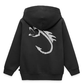 Fishing - Kinder Premium Organic Hoodie - Schwarz - Hinten - AI Model Kid Male (0cm)