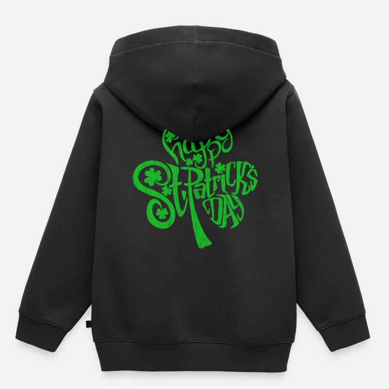 Saint Patrick - Sweat Premium à capuche enfant bio - noir