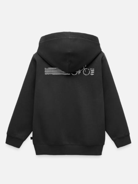 cyclisme - Sweat Premium à capuche enfant bio - noir