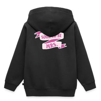Mariée bientôt je suis épouse groupe de mariage Cooles - Sweat Premium à capuche enfant bio - noir - Dos - AI Model Kid Male (0cm)