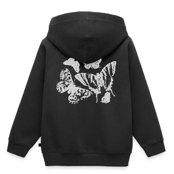 butterfly, butterflies - Kids Premium Organic Hoodie - black - Back - AI Model Kid Male (0cm)
