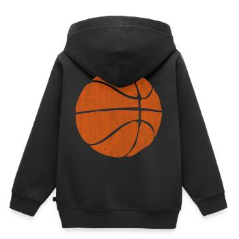Basketball, basketball, basketball play - Kids Premium Organic Hoodie - black - Back - AI Model Kid Male (0cm)