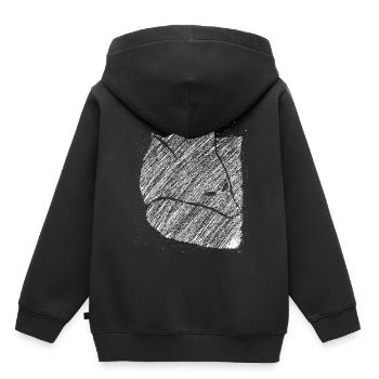Renards, renards - Sweat Premium à capuche enfant bio - noir - Dos - AI Model Kid Male (0cm)
