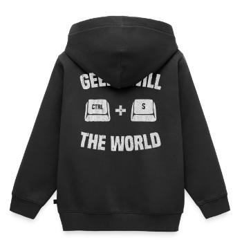 Programmieren, informatik - Kinder Premium Organic Hoodie - Schwarz - Hinten - AI Model Kid Male (0cm)