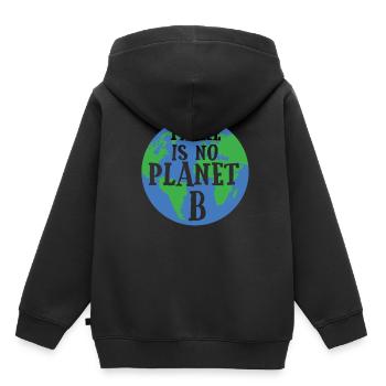 Il n’y a pas de planète B changement climatique cadeau - Sweat Premium à capuche enfant bio - noir - Dos - AI Model Kid Male (0cm)
