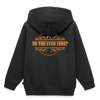 Forgeron Pinces Pinces Tong Outillage Équipement - Sweat Premium à capuche enfant bio - noir - Dos - AI Model Kid Male (0cm)
