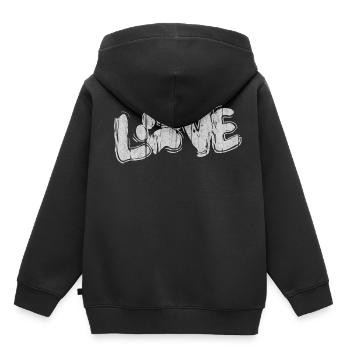Hund, Hunde liebe, Hundeliebhaber, Hundefreund - Kinder Premium Organic Hoodie - Schwarz - Hinten - AI Model Kid Male (0cm)