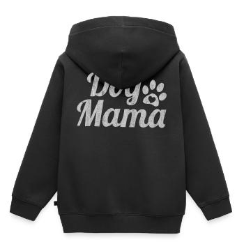 Hund, Hunde liebe, Hundeliebhaber, Hundefreund - Kinder Premium Organic Hoodie - Schwarz - Hinten - AI Model Kid Male (0cm)