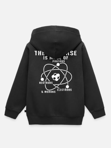 Physik Universum - Kinder Premium Organic Hoodie - Schwarz