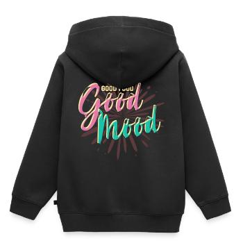 eat - Kids Premium Organic Hoodie - black - Back - AI Model Kid Male (0cm)