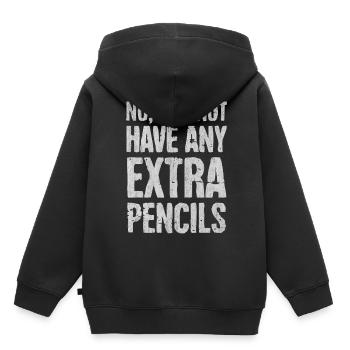 Lehrer, Lehrerin, Lehrer sein, Lehrer Beruf, Unter - Kinder Premium Organic Hoodie - Schwarz - Hinten - AI Model Kid Male (0cm)