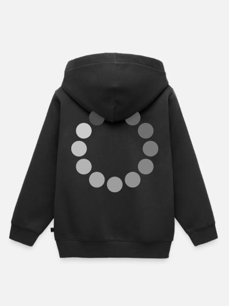 Loading Icon Circle - Kinder Premium Organic Hoodie - Schwarz
