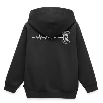 gamer, pro gamer, online gaming, gaming, video gam - Kinder Premium Organic Hoodie - Schwarz - Hinten - AI Model Kid Male (0cm)