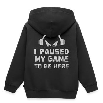 gamer, pro gamer, online gaming, gaming, video gam - Kinder Premium Organic Hoodie - Schwarz - Hinten - AI Model Kid Male (0cm)