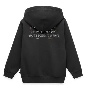 Mathe Regeln komplex einfach - Kinder Premium Organic Hoodie - Schwarz - Hinten - AI Model Kid Male (0cm)