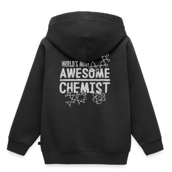 Chemie Unterricht, Chemiker, Chemikerin, Chemie Le - Kinder Premium Organic Hoodie - Schwarz - Hinten - AI Model Kid Male (0cm)