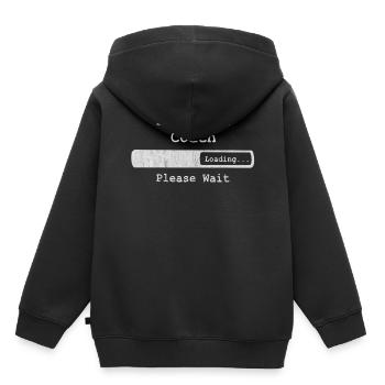 Professeur de sport, Professeur de sport, Enseignement sportif, Tr - Sweat Premium à capuche enfant bio - noir - Dos - AI Model Kid Male (0cm)