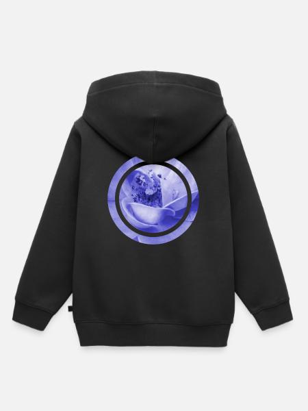 Design - Kinder Premium Organic Hoodie - Schwarz