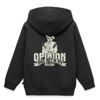 Cuisson cuisson - Sweat Premium à capuche enfant bio - noir - Dos - AI Model Kid Male (0cm)