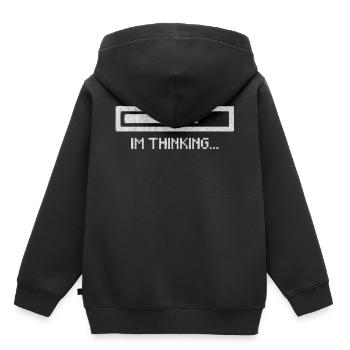 Informatik, Informatiker, Software, Coding, Softwa - Kinder Premium Organic Hoodie - Schwarz - Hinten - AI Model Kid Male (0cm)