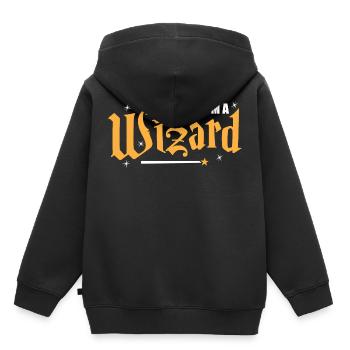 Magiciens - Sweat Premium à capuche enfant bio - noir - Dos - AI Model Kid Male (0cm)
