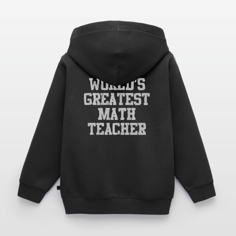 Math, math, math teacher, math lecturer, Kids Premium Organic Hoodie