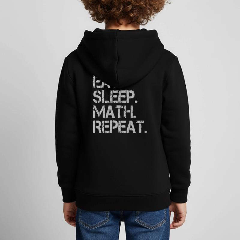 Maths, maths, prof de maths, prof de maths, Sweat Premium à capuche enfant bio
