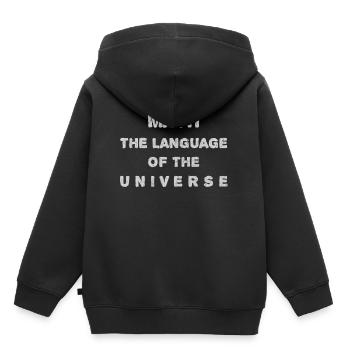 Math, math, math teacher, math lecturer, - Kids Premium Organic Hoodie - black - Back - AI Model Kid Male (0cm)