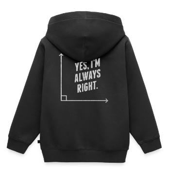 Math, math, math teacher, math lecturer, - Kids Premium Organic Hoodie - black - Back - AI Model Kid Male (0cm)