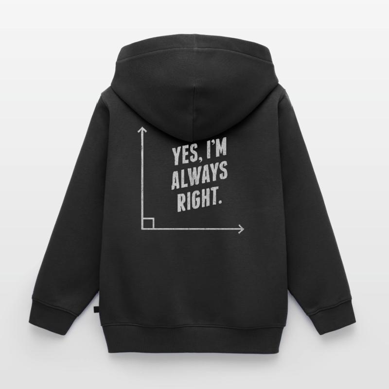 Maths, maths, prof de maths, prof de maths, Sweat Premium à capuche enfant bio