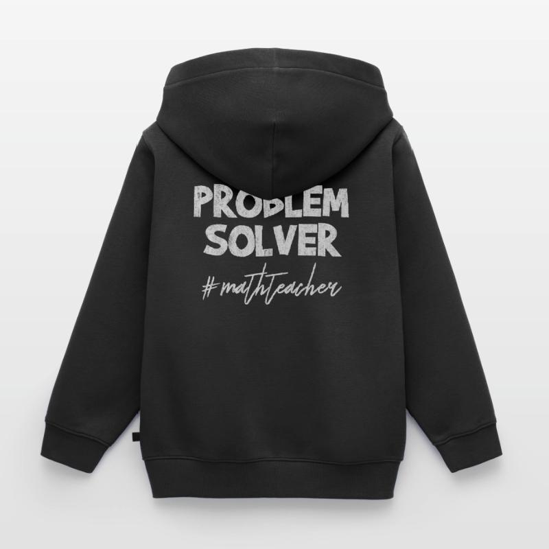 Maths, maths, prof de maths, prof de maths, Sweat Premium à capuche enfant bio