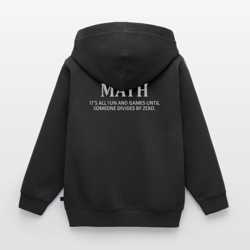 Maths, maths, prof de maths, prof de maths, Sweat Premium à capuche enfant bio