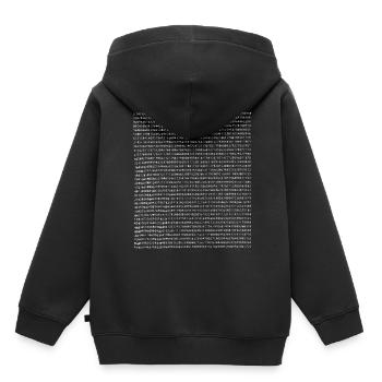 Pi Sign, Mathematical Pi, Greek Book - Kids Premium Organic Hoodie - black - Back - AI Model Kid Male (0cm)