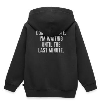 Witziger Spruch, witzig, Sprüche, lustig, witzig p - Kinder Premium Organic Hoodie - Schwarz - Hinten - AI Model Kid Male (0cm)