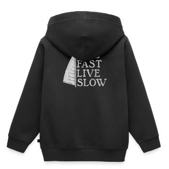 Sailing, sailboats, sailors, sailor, sailing ship, - Kids Premium Organic Hoodie - black - Back - AI Model Kid Male (0cm)