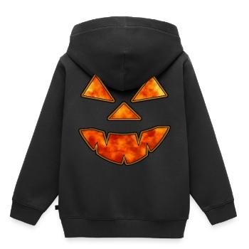 Halloween - Sweat Premium à capuche enfant bio - noir - Dos - AI Model Kid Male (0cm)