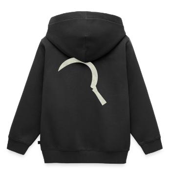 Sense, Haken - Kinder Premium Organic Hoodie - Schwarz - Hinten - AI Model Kid Male (0cm)
