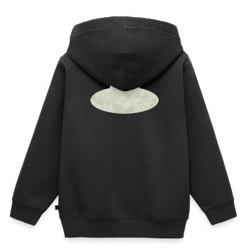 OVNI - Sweat Premium à capuche enfant bio - noir - Dos - AI Model Kid Male (0cm)