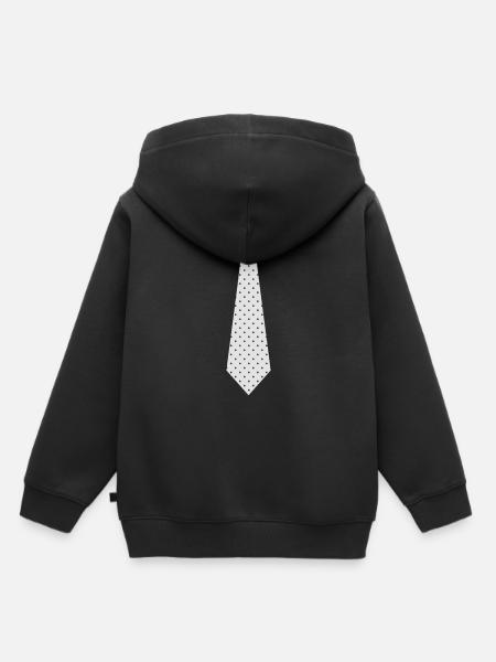 Cravates Cravates Business Dresscode Chemises - Sweat Premium à capuche enfant bio - noir
