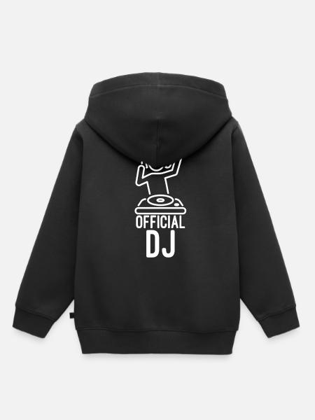 Ich bin hier der DJ - Kinder Premium Organic Hoodie - Schwarz