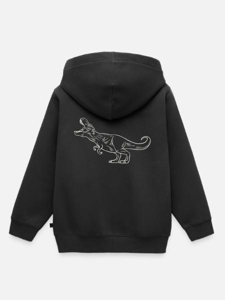 T-Rex - Dinosaurier - Dinosaurs - Kinder Premium Organic Hoodie - Schwarz