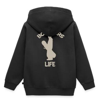 Snowboarder Snowboarding Boarders Life - Kids Premium Organic Hoodie - black - Back - AI Model Kid Male (0cm)