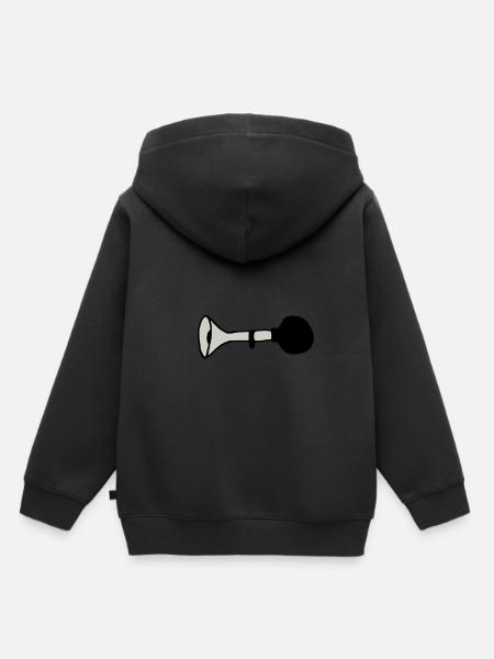 Mofa Hupe - Kinder Premium Organic Hoodie - Schwarz
