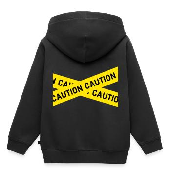 prudence - Sweat Premium à capuche enfant bio - noir - Dos - AI Model Kid Male (0cm)