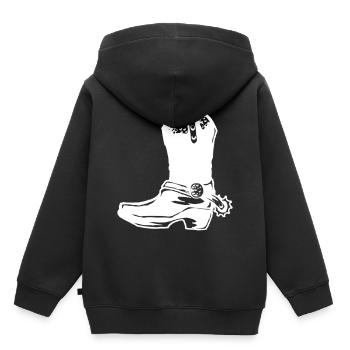 Cowboy boots - Kids Premium Organic Hoodie - black - Back - AI Model Kid Male (0cm)
